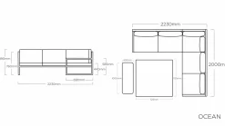 KETTLER Casual Dining Eckset grau