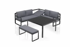 KETTLER Casual Dining Eckset grau