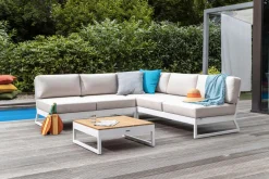 KETTLER Lounge Eckset weiß