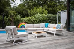 KETTLER Lounge Eckset weiß