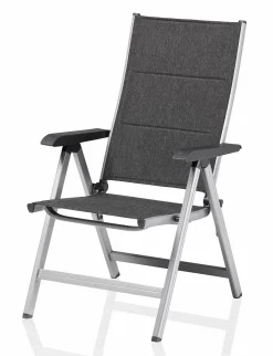 KETTLER Multipositionssessel schwarzsilberfarben