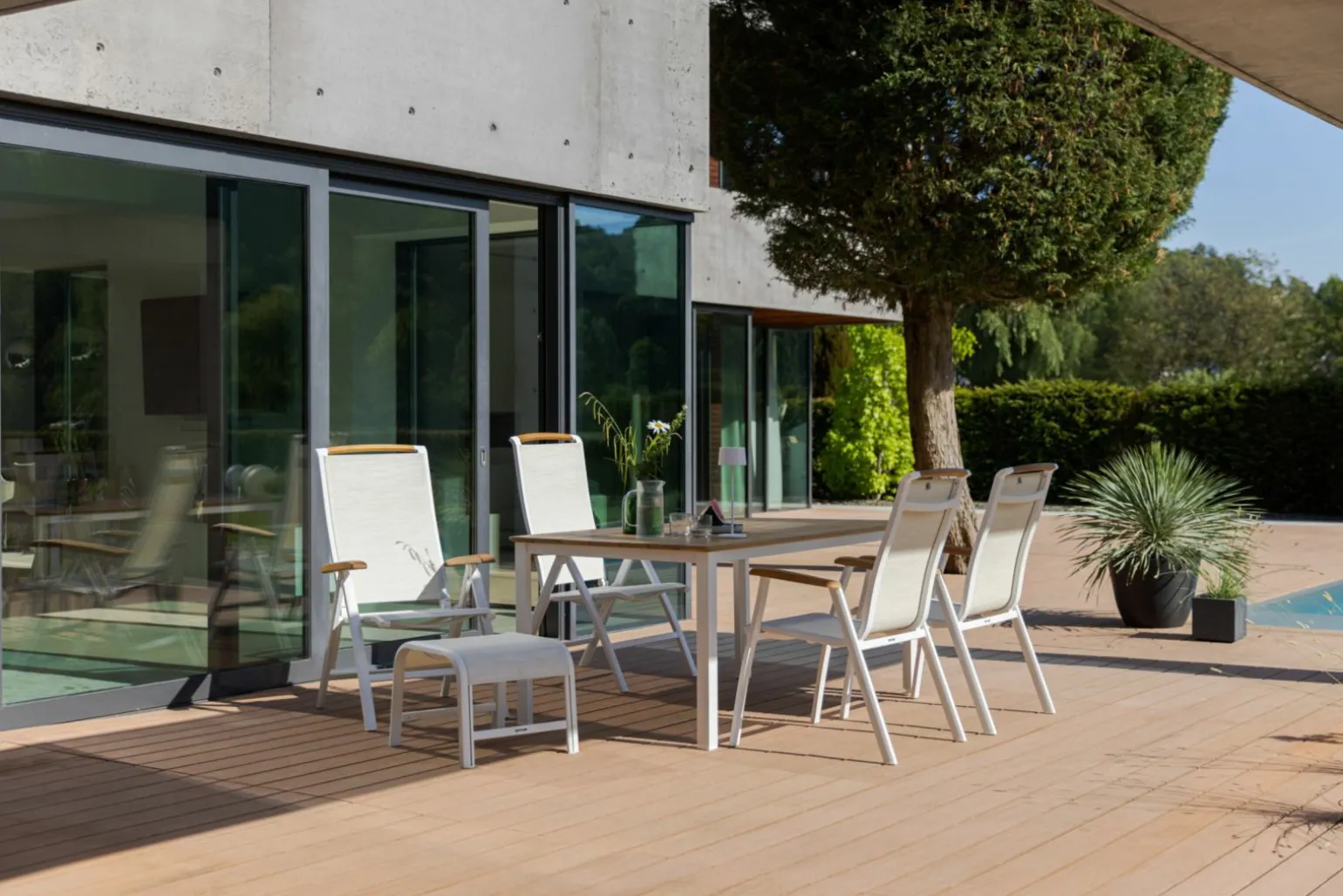 KETTLER Multipositionssessel beigeweiß