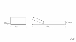 KETTLER Sonnenliege grau