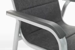 KETTLER Stapelsessel schwarzsilberfarben