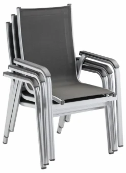 KETTLER Stapelsessel silberfarbengrau