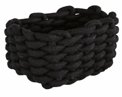 Kleine Wolke Aufbewahrungskorb schwarz