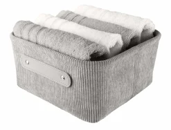 Kleine Wolke Aufbewahrungskorb grau