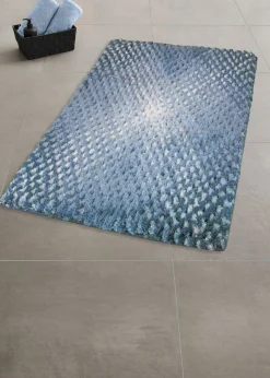 Kleine Wolke Badteppich blau