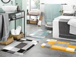 Kleine Wolke Badteppich grau