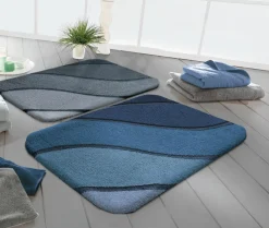 Kleine Wolke Badteppich grau