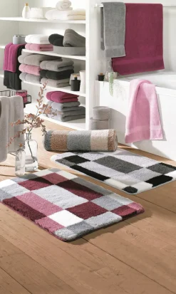 Kleine Wolke Badteppich grau