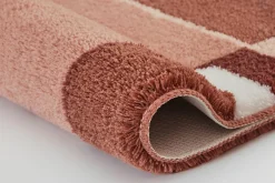 Kleine Wolke Badteppich rot