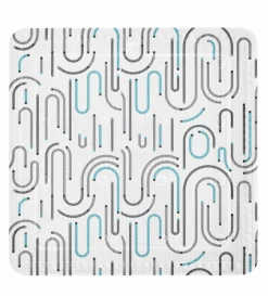 Kleine Wolke Duscheinlage grau