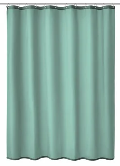 Kleine Wolke Duschvorhang blau