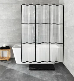 Kleine Wolke Duschvorhang weiß