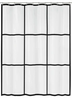 Kleine Wolke Duschvorhang weiß