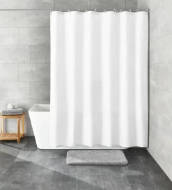 Kleine Wolke Duschvorhang weiß