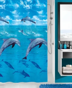 Kleine Wolke Duschvorhang mehrfarbig