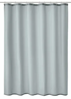 Kleine Wolke Duschvorhang grau