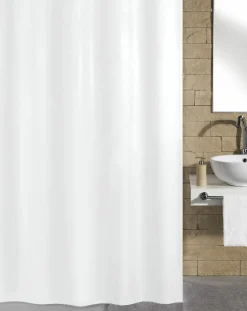 Kleine Wolke Duschvorhang weiß