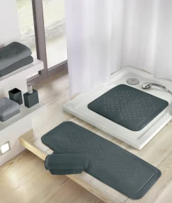 Kleine Wolke Wanneneinlage grau