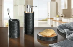 Kleine Wolke WC-Bürsten-Halter schwarz