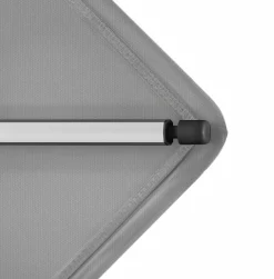 KNIRPS Kurbelschirm grau