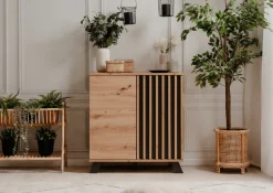 Kommode braunschwarz