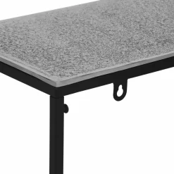 Konsolentisch schwarzsilberfarben