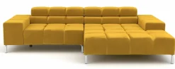 Lascondo Eckgarnitur gelbgoldfarben