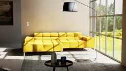 Lascondo Eckgarnitur gelbgoldfarben