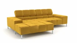 Lascondo Eckgarnitur gelbgoldfarben