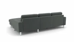 Lascondo Eckgarnitur grau