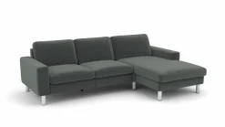 Lascondo Eckgarnitur grau