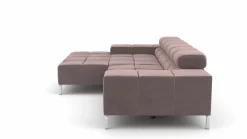 Lascondo Eckgarnitur pinkrot