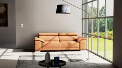 Lascondo 3-Sitzer-Sofa rot