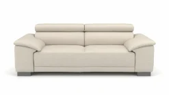 Lascondo 3-Sitzer-Sofa weiß