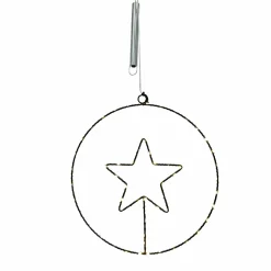 LED - LEUCHTRING MIT STERN schwarz