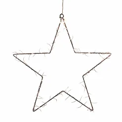 LED - LEUCHTSTERN CLUSTER schwarz