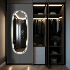 Lichtspiegel schwarz