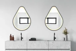 Lichtspiegel schwarz