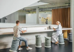 Livestyle-Sitzhocker schwarz