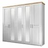 LIV'IN Drehtürenkleiderschrank 5-trg. weiß