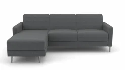 LIV'IN Eckgarnitur grau