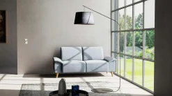 LIV'IN 2,5-Sitzer-Sofa blau