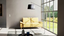 LIV'IN 2,5-Sitzer-Sofa gelb