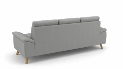 LIV'IN 3-Sitzer-Sofa grau