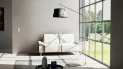 LIV'IN 2,5-Sitzer-Sofa grau