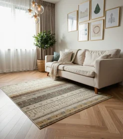 Luxor - Reinkemeier Webteppich modern beigemehrfarbig