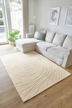 Luxor - Reinkemeier Webteppich Hochtief-Struktur beige